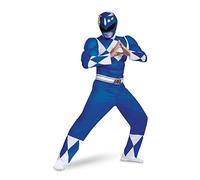DISGUISE 79731C-15L Blue Ranger Classic Muscle Adulte Power Dress Up & Accessoires, XXL