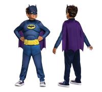 Batwheels - Licence Officielle DC Comics- Déguisement Batman pour Enfant - Costume Complet avec Détails Authentiques - Taille M (3-4 ans) - Matériaux Durables - Cadeau Magique