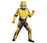 Disguise Bumblebee Classic Muscle Child Costume, Yellow, Large/(10-12)