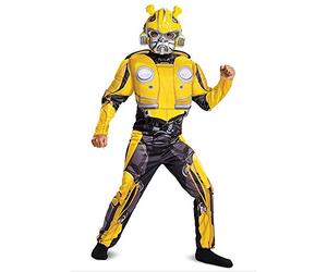 Disguise Bumblebee Classic Muscle Child Costume, Yellow, Large/(10-12)