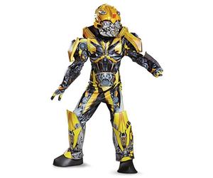 Disguise Bumblebee Movie Prestige Costume, Yellow, Medium (7-8)