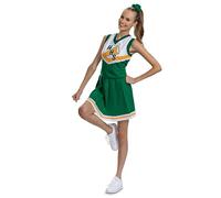 Disguise Chrissy Costume de pom-pom girl Deluxe pour adulte, taille L (12-14)