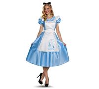 Disguise Classic Alice Deluxe Adult Fancy dress costume Small