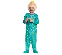 Disguise Cocomelon JJ Costume, Official Cocomelon Costume Pajama Outfit, Toddler Size