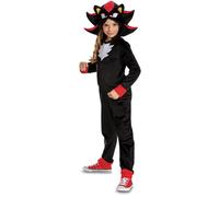 Disguise Combinaison De Déguisement Sonic 3 Shadow Pour Enfants, Sonic The Hedgehog Officiel Par, Tissu Doux, Capuche En Tissu Avec Piquants Et Oreilles En Relief, Unisexe, Pour 4-5 Ans, 7-8 Ans Et 10