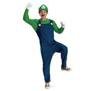 Disguise Costume de Luigi unisexe pour adulte - Costume officiel Super Mario et accessoires - Taille XS/S