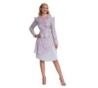 Disguise Costume de Wicked Glinda Deluxe Shiz, costume officiel du film Wicked pour femme, Glinda, Medium(8-10) US