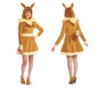 Disguise Costume d'Évoli officiel Pokémon Deluxe pour adulte et coiffe
