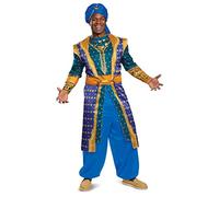 Disguise Costume Genie Deluxe pour homme, bleu, (38/40 US) Medium