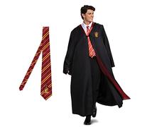 Disguise Costume Harry Potter Gryffondor unisexe pour adulte, robe à capuche de luxe avec cravate pour adultes, comme sur l'image, M (38-40)