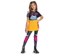 Disguise Costume K-Pop Demon Hunters Mira, combinaison officielle d'Halloween, jupe et collier, taille enfant (10-12 ans)