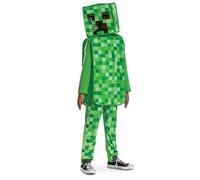 Disguise Costume Minecraft Creeper pour enfants, costume officiel Minecraft Pop Out avec coiffe