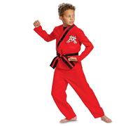 Disguise Costume officiel Cobra Kai Cosutme avec ceinture et pantalon, taille enfant (3T-4T)