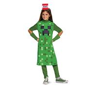 Disguise Costume officiel de Creeper Minecraft pour fille - Costume de carnaval - Costume de carnaval - Taille M