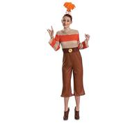 Disguise Costume officiel de luxe pour Halloween et coiffe, taille adulte (38-40)
