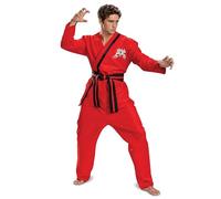 Disguise Costume pour adulte Cobra Kai avec pantalon et ceinture Taille adulte XS/S