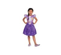 Disney Officiel Standard Deguisement Raiponce Fille Robe Raiponce Déguisement de Princesse Enfant Carnaval Mardi Gras Anniversaire Noël Costume