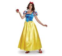Disguise Deluxe Snow White Fancy Dress Costume for Adults Large