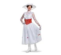 Disguise Deluxe Women's Mary Poppins Fancy Dress Costume Small