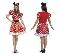 DISGUISE Disney Costume de Minnie Mouse classique avec ceinture et bandeau, 36-38