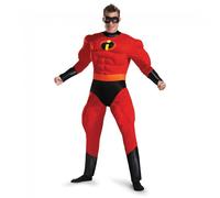 Mr. Incredible Deluxe Muscle Plus Size Fancy Dress Costume 2X-Large