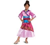 Disguise Disney Princess Mulan Classic Girls Costume, Pink, Small (4-6x)