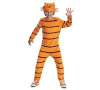 Disguise Dog Man - Déguisement Enfant Petit Petey - Taille S (4 à 6 Ans) - Licence Officielle de la BD - Costume Halloween et Carnaval Petit Petey avec Combinaison Orange - Tenue Cosplay et Jeu