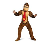 Disguise Donkey Kong Deluxe Super Mario Bros. Nintendo Costume, Medium/7-8 by Disguise