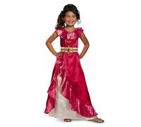 Disguise Elena Adventure Dress Classic Elena of Avalor Disney Costume, Medium/7-8