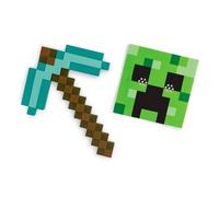 Disguise Ensemble de déguisement Minecraft Pioche en diamant & masque Creeper pour enfants, sous licence officielle, comprend le masque et la pioche, déguisement d'Halloween complet pour garçons, déta