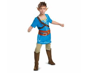 Disguise Lien Souffle De The Sauvage Légende de Zelda Jeu Vidéo Costume Enfant