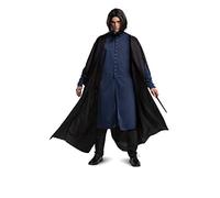 Disguise Men's Harry Potter Severus Snape Deluxe Adult Costume, Black & Blue, XL (42-46)