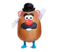 Disguise Men's Mr. Potato Head Inflatable Adult Costume, Brown, One Size