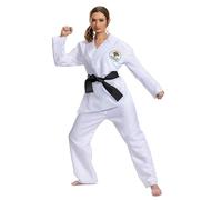 Disguise Miyagi-Do Costume adulte officiel Cobra Kai avec pantalon et ceinture Taille adulte XS/S