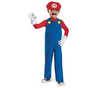 Déguisement Mario Enfant - Taille: 3 - 4 Ans (97 - 109 Cm) Rouge