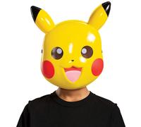 Disguise Nintendo Pokemon Pikachu Mask, Official Nintendo License, Half Mask Fan