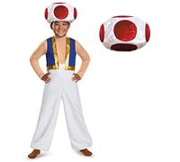 Disguise Nintendo Super Mario Toad Gamin De Luxe Déguisement de Caractère du Jeu Vidéo Tenue Pour Garçon - Grand