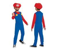 DISGUISE Official Nintendo Super Mario Costume Kids includes Mario Hat, Mario Fancy Dress Up Outfit Children Halloween Birthday Costumes for Boys