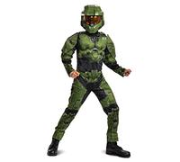 Disguise Officiel Costume Halo Enfant, Déguisement Master Chief Militaire, Tenue Halloween Enfant, S