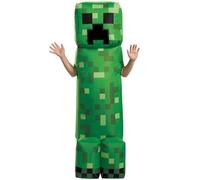 Disguise Minecraft Officiel - Deguisement Minecraft Enfant, Costume Minecraft Enfant Craqueleur, Deguisement Minecraft Garcon, Déguisement Minecraft Enfant, Deguisement Halloween Enfant Taille Unique