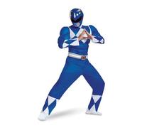Disguise Officiel Costume Power Rangers Adulte, Déguisement Super-Héros Années 90 XXL