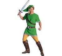 THE LEGEND OF ZELDA Homme Zelda Link Classic Costumes taille adulte, Link, XL EU