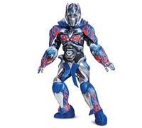 Disguise Optimus Prime Movie Prestige Costume, Blue, Medium (7-8)