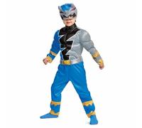 Disguise Power Rangers Bleu Ranger Dino Fureur Bébé Muscle Déguisement 115929