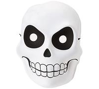 Disguise Reaper Costume Mask Accessory, White/Black, One Size Adult