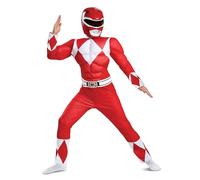 Disguise Red Ranger Classic Muscle Child Costume, Red, Size/(4-6)