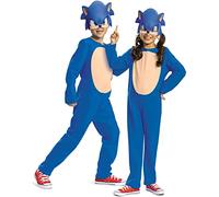 DISGUISE Sonic 2 Costume de carnaval Sonic The Headgehog - 127-136 cm - 7-8 ans