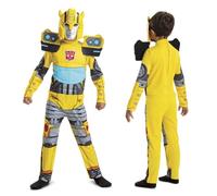 Disguise Transformers - Costume Bumblebee pour Enfants avec Masque - Taille M (7-8 Ans) - Licence Officielle - Déguisement Complet Robot Garçon pour Halloween ou Carnaval