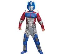 Disguise Transformers Officiel - Déguisement Transformers Optimus Enfant, Deguisement Transformers Enfant, Déguisement Robot Enfant, Costume Enfant Carnaval, Deguisement Halloween Enfant Taille M