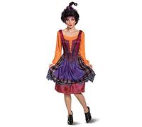 Disguise Women's Disney Hocus Pocus Mary Classic Adult Costume, Red & Orange, Medium (8-10)